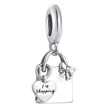 'I love shopping' Handbag Charm - Sparks Charms