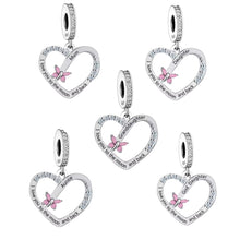 'I love you to the moon and back' Butterfly Female Relation Charm - Sparks Charms