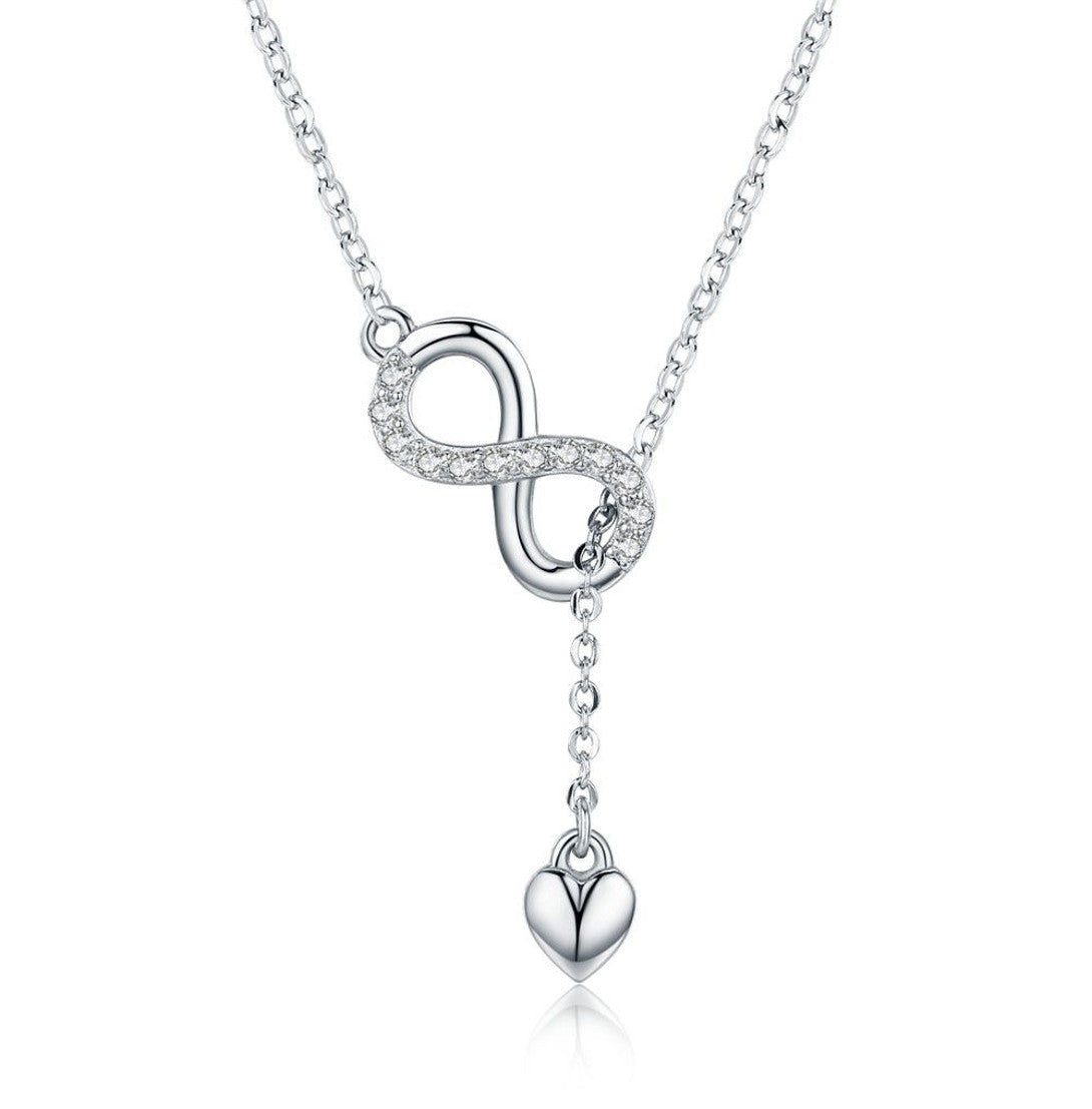 Infinity & Heart Necklace - Sparks Charms