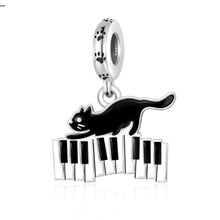 Keyboard Piano Cat Charm - Sparks Charms