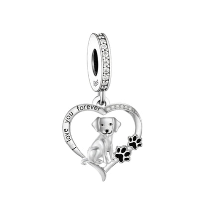 Labrador 'I love you forever' Charm - Sparks Charms