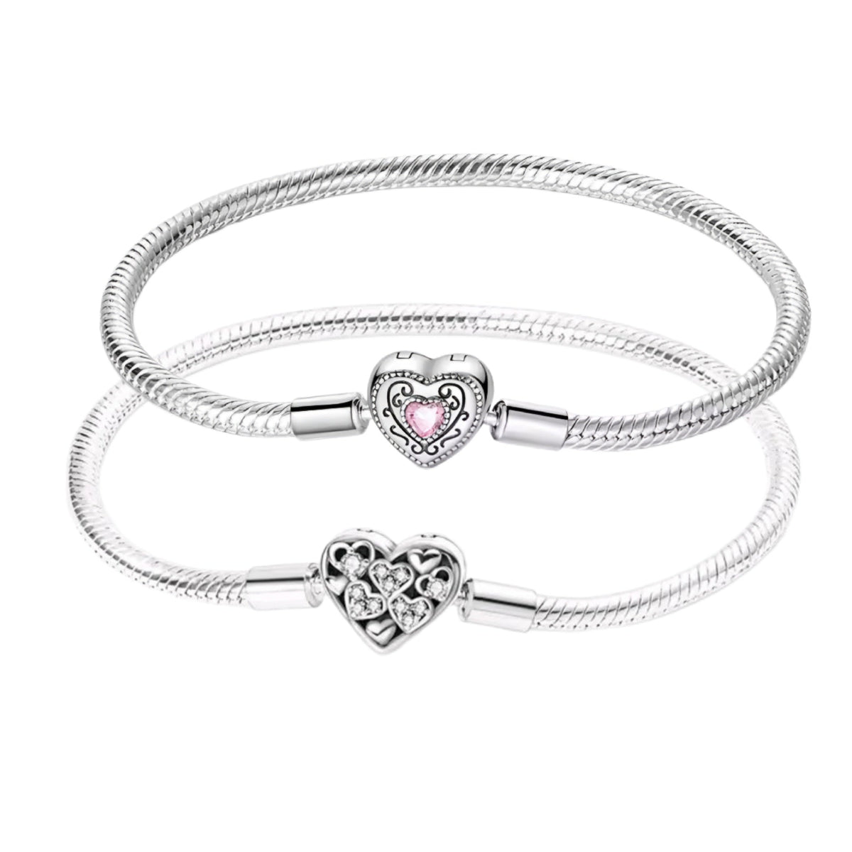 'Lucky to have you' or 'Love' Heart Charm Bracelet - Sparks Charms