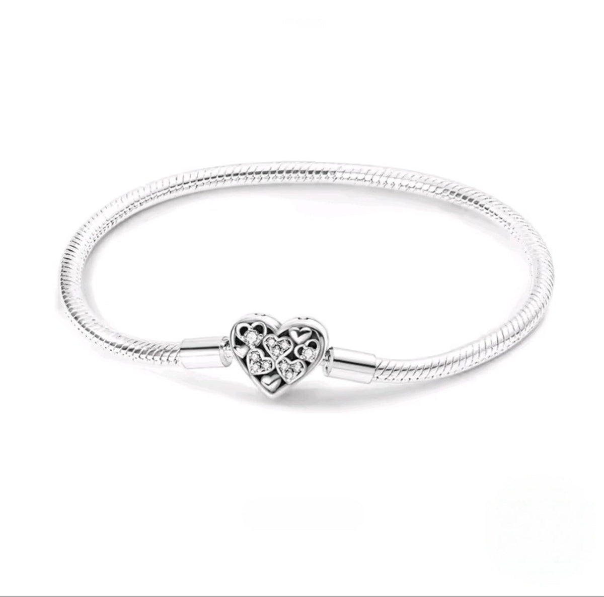 'Lucky to have you' or 'Love' Heart Charm Bracelet - Sparks Charms