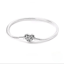 'Lucky to have you' or 'Love' Heart Charm Bracelet - Sparks Charms