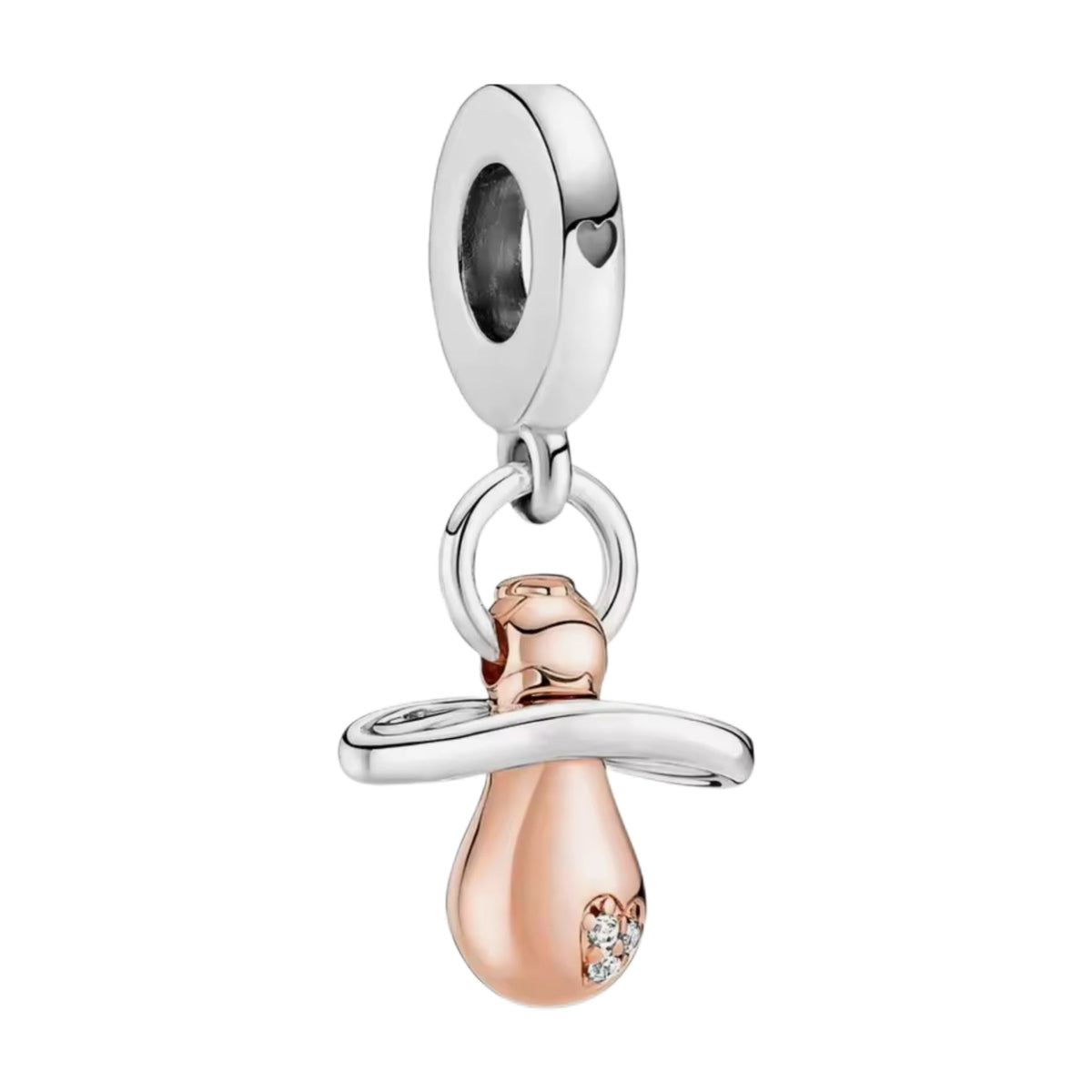 'Made with love' New Baby Dummy Charm - Sparks Charms