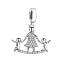 Mother & Twins Charm - Sparks Charms