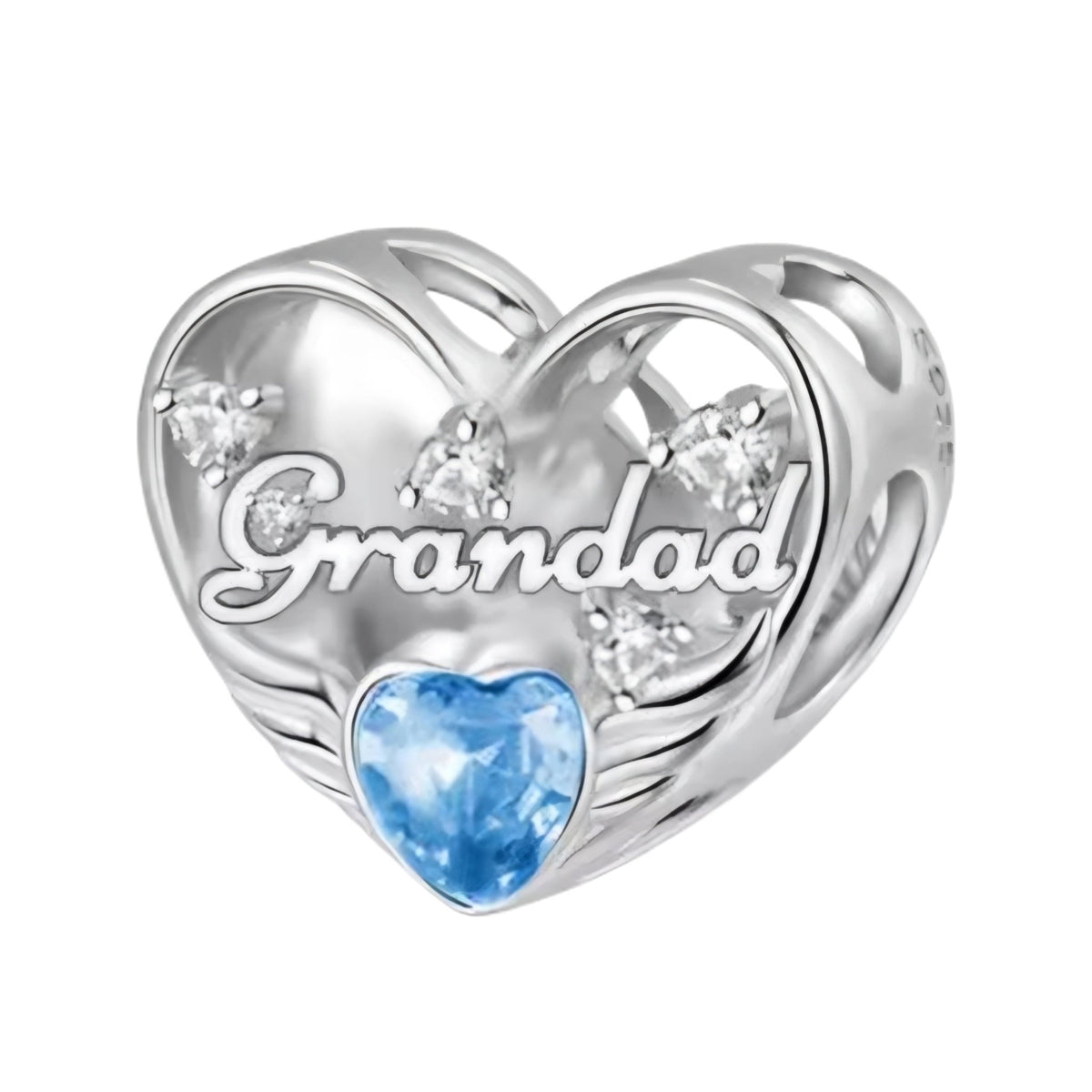 Mum Dad Grandma Grandad Memorial Bead Charm - Sparks Charms