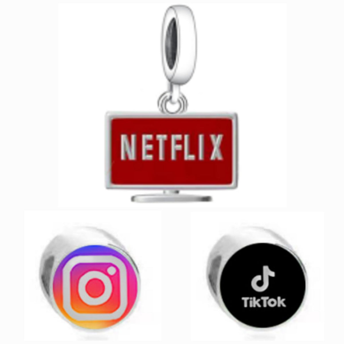 Netflix Instagram TikTok Charm - Sparks Charms