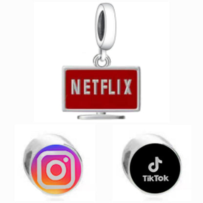 Netflix Instagram TikTok Charm - Sparks Charms