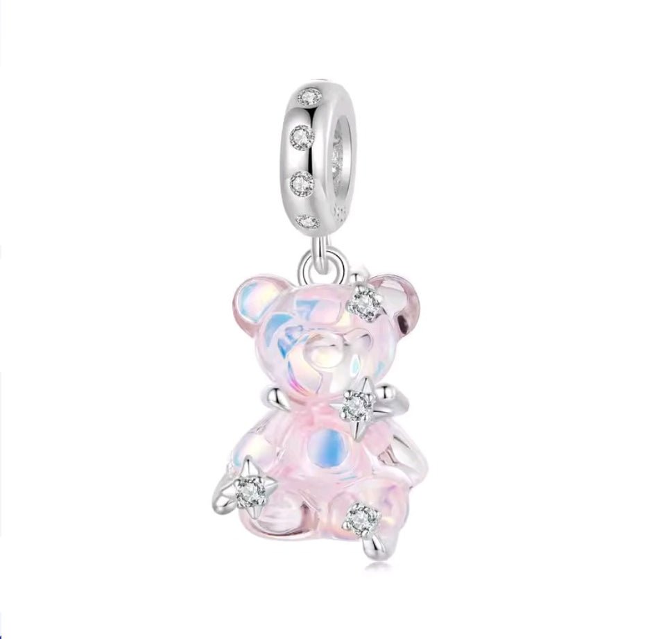 New Baby Girl Boy Resin Teddy Charm - Sparks Charms