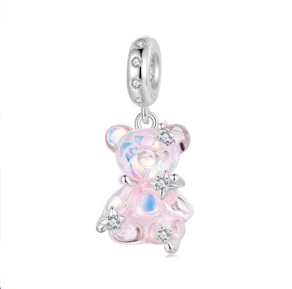 New Baby Girl Boy Resin Teddy Charm - Sparks Charms