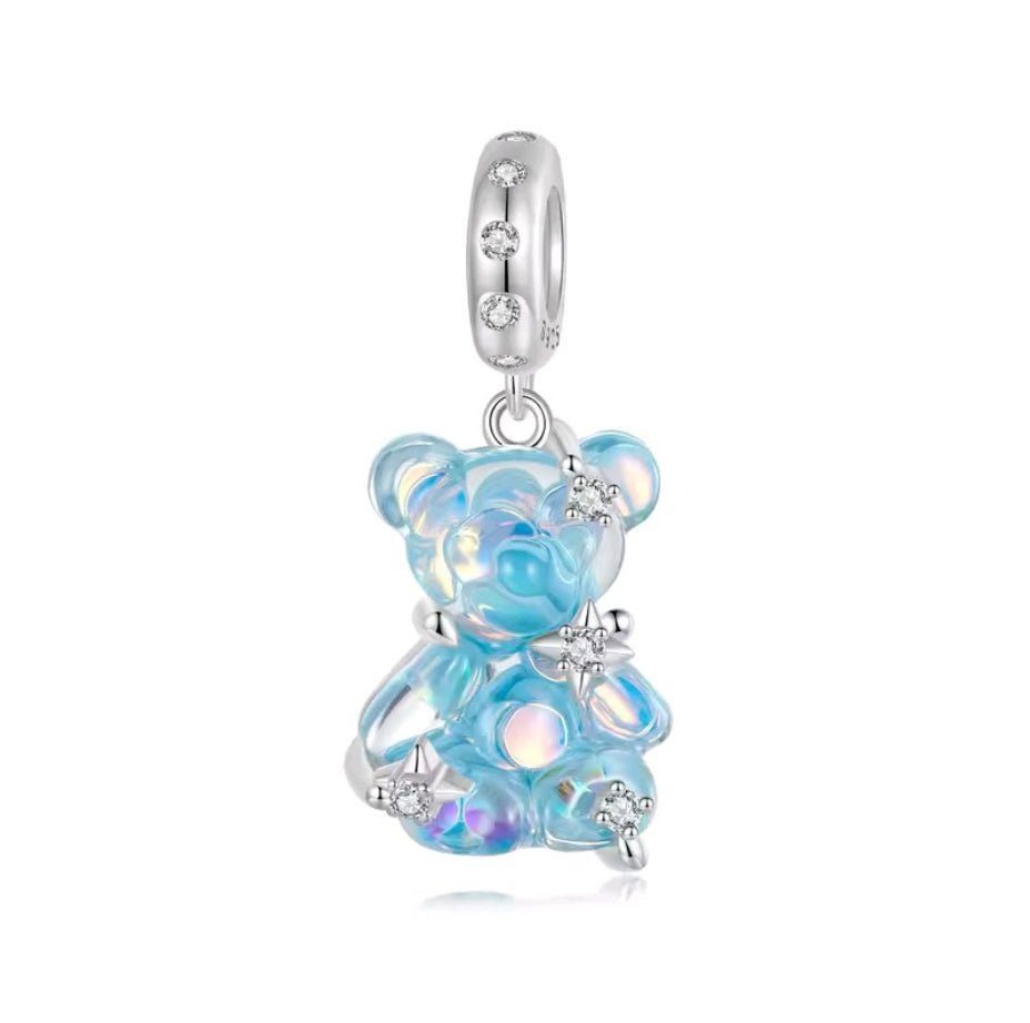 New Baby Girl Boy Resin Teddy Charm - Sparks Charms