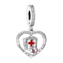 'Nursing is a work of Heart' Charm - Sparks Charms
