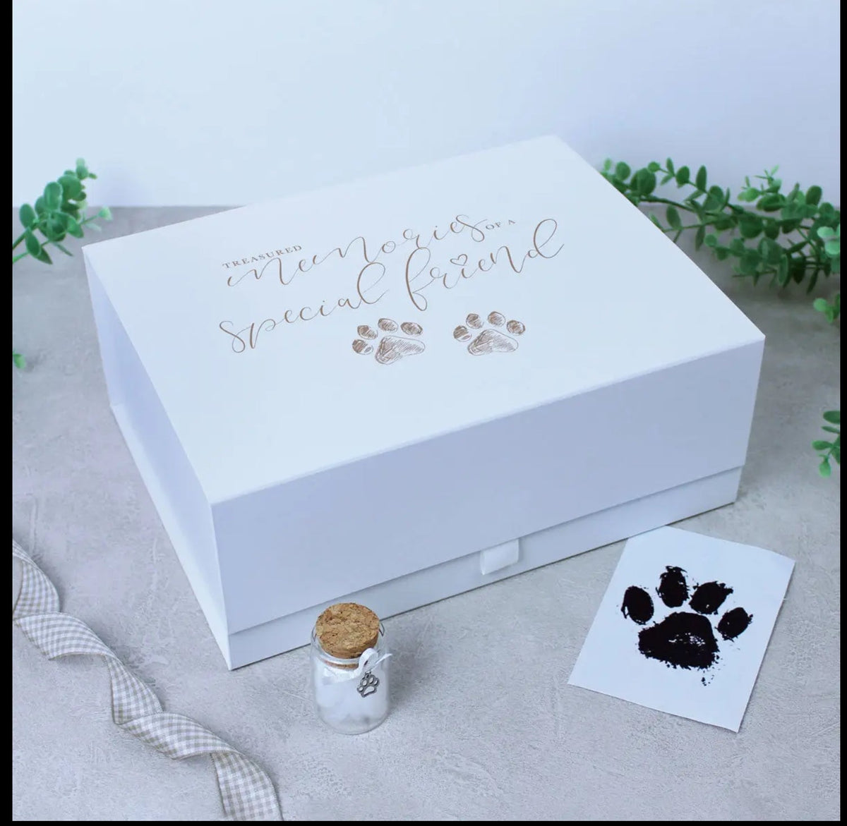 Pet Memorial Keepsake Box - Sparks Charms