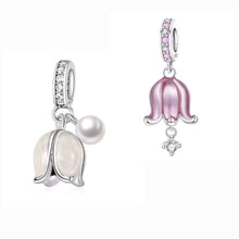 Pink or White Pearlescent Lily of the Valley Charm - Sparks Charms