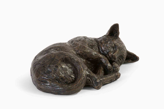 Resting Cat Urn - Sparks Charms