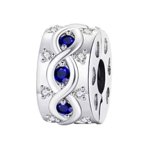 Royal Blue Spiral Clip on Spacer Charm - Sparks Charms