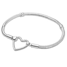 Snap Ring Heart Charm Bracelet - Sparks Charms