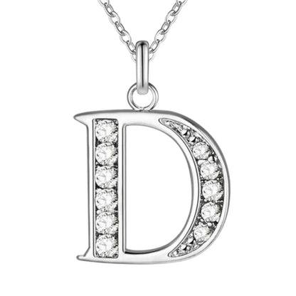 Sparkling A - Z Necklace in Gift Box - Sparks Charms