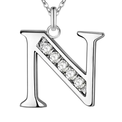 Sparkling A - Z Necklace in Gift Box - Sparks Charms