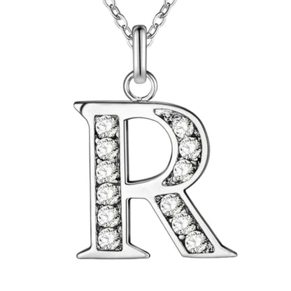 Sparkling A - Z Necklace in Gift Box - Sparks Charms
