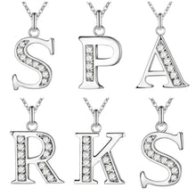 Sparkling A - Z Necklace in Gift Box - Sparks Charms