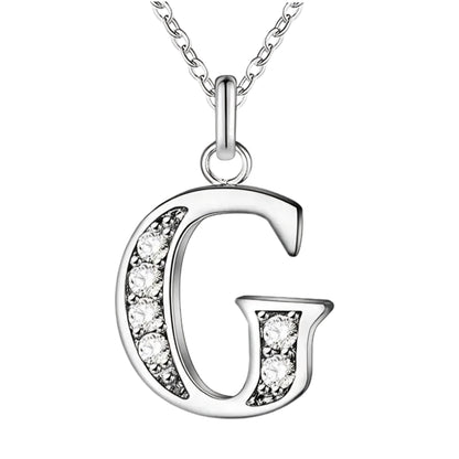 Sparkling A - Z Necklace in Gift Box - Sparks Charms
