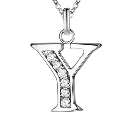 Sparkling A - Z Necklace in Gift Box - Sparks Charms