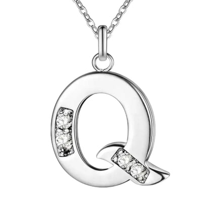 Sparkling A - Z Necklace in Gift Box - Sparks Charms