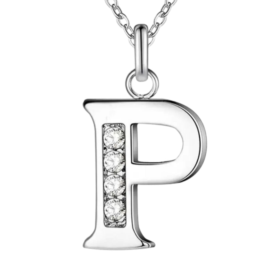 Sparkling A - Z Necklace in Gift Box - Sparks Charms