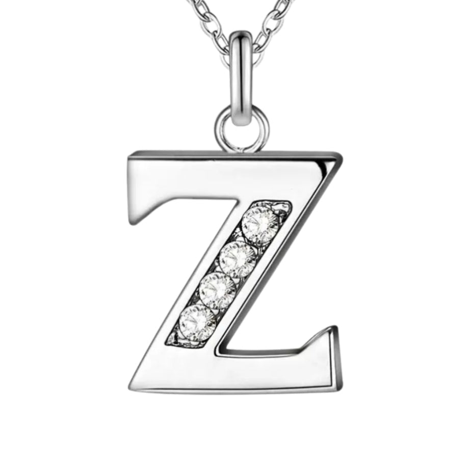 Sparkling A - Z Necklace in Gift Box - Sparks Charms