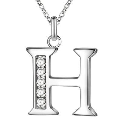 Sparkling A - Z Necklace in Gift Box - Sparks Charms