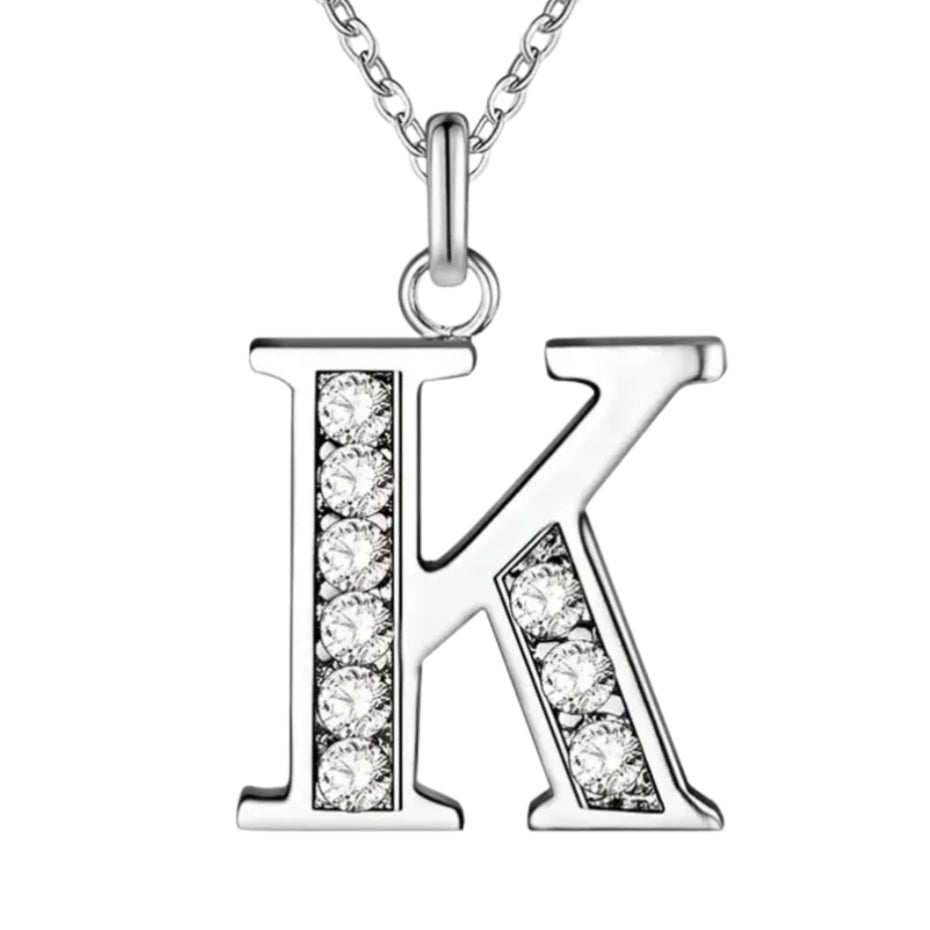 Sparkling A - Z Necklace in Gift Box - Sparks Charms