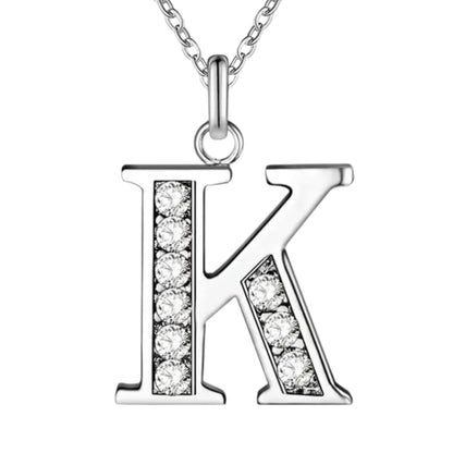 Sparkling A - Z Necklace in Gift Box - Sparks Charms