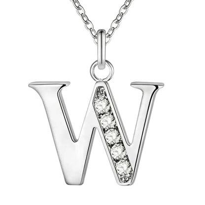 Sparkling A - Z Necklace in Gift Box - Sparks Charms