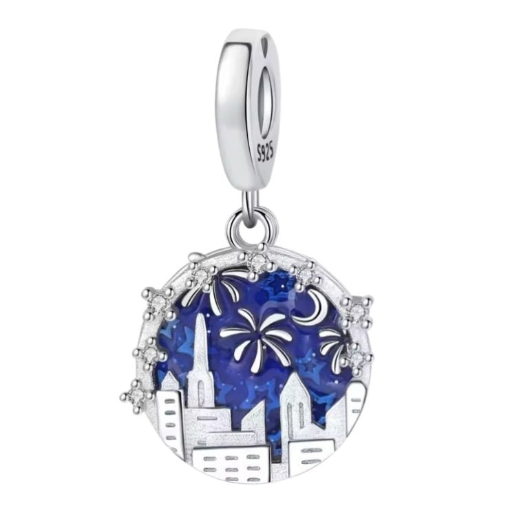 Sparkling City Fireworks Double Charm - Sparks Charms