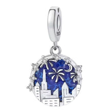 Sparkling City Fireworks Double Charm - Sparks Charms