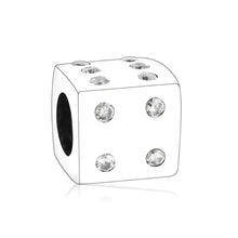 Sparkling Dice Bead Charm - Sparks Charms