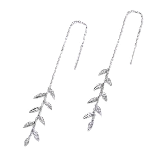 Sparkling Drop Thread Earrings - Sparks Charms