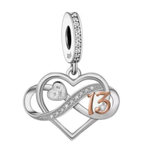 Sparkling Infinity Loop Anniversary Birthday Charm - Sparks Charms