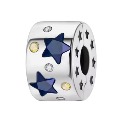 Stars & Moons Clip on Spacer Charm - Sparks Charms