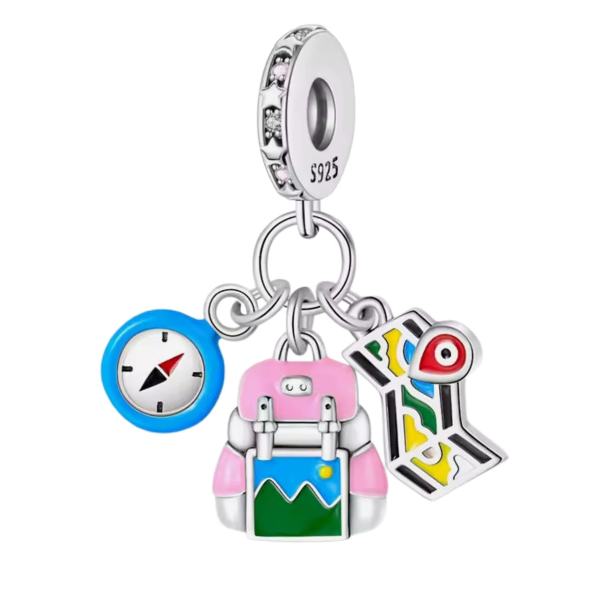 Travellers Duke of Ed Compass Map Charm - Sparks Charms