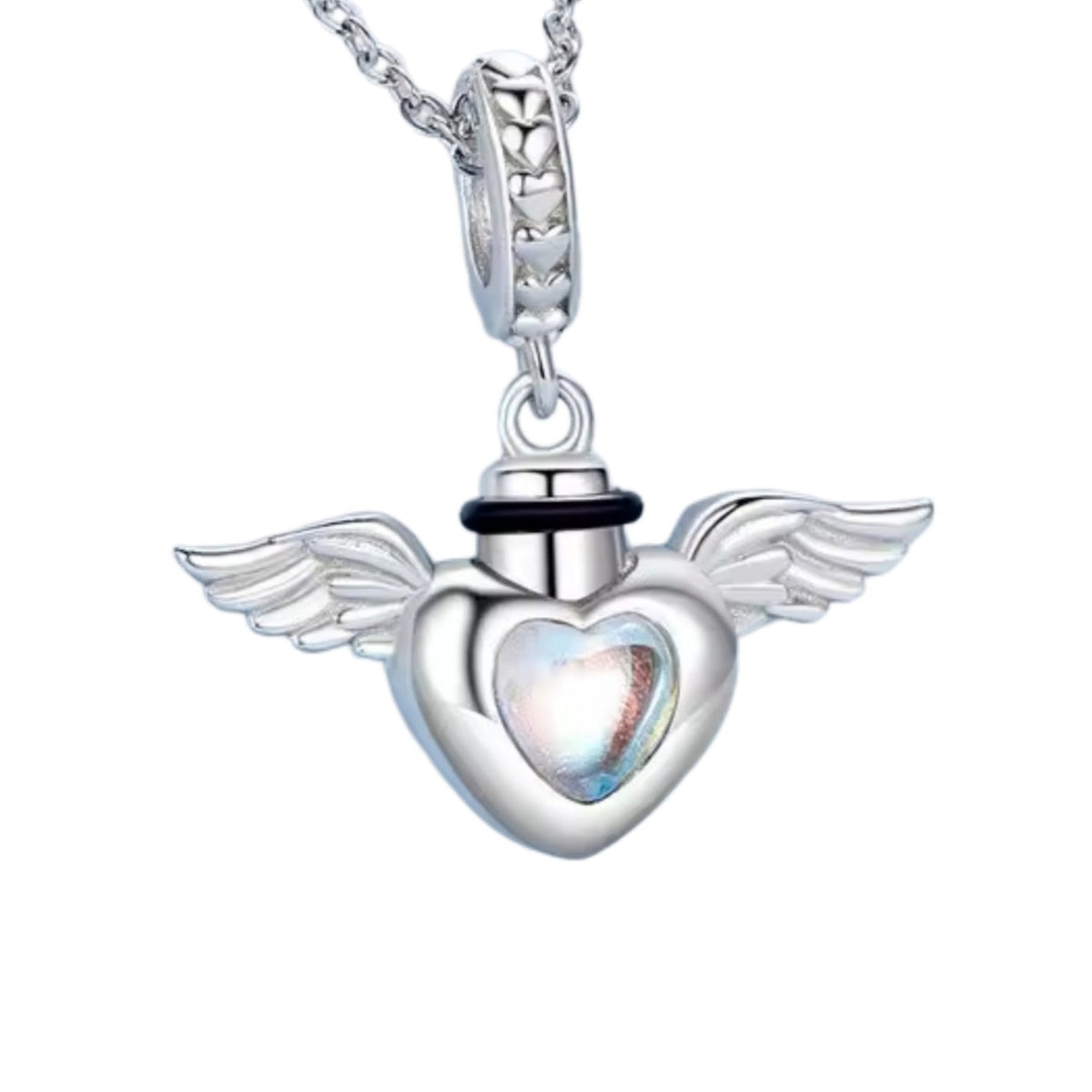 Winged 'Forever in my heart' Urn Charm - Sparks Charms