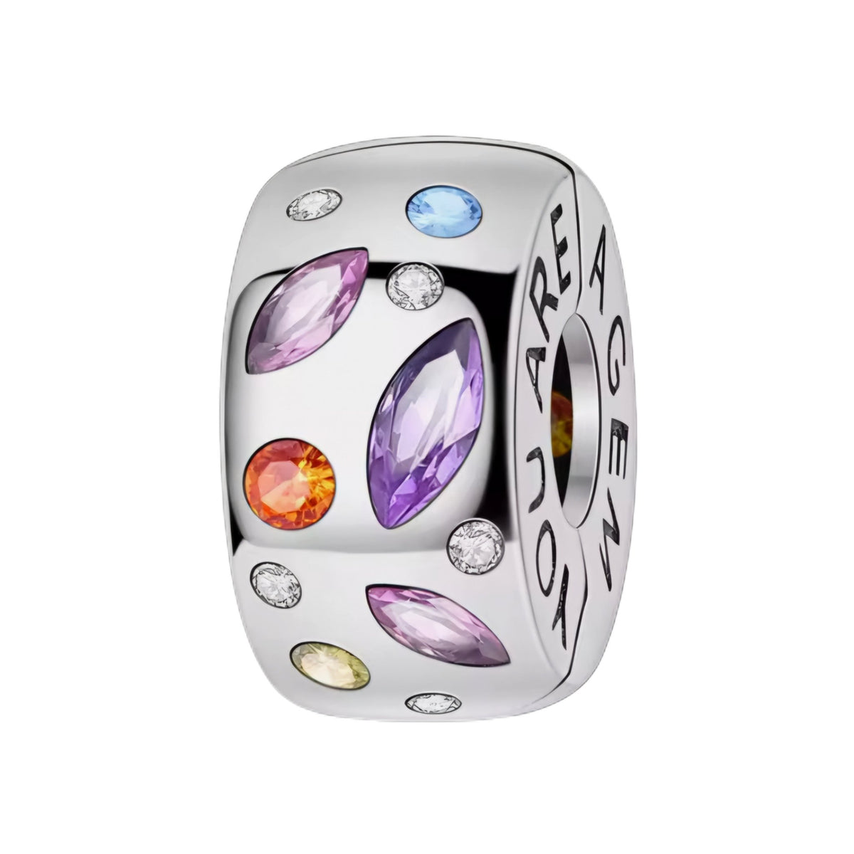 'Your a Gem' Clip on Spacer Charm - Sparks Charms